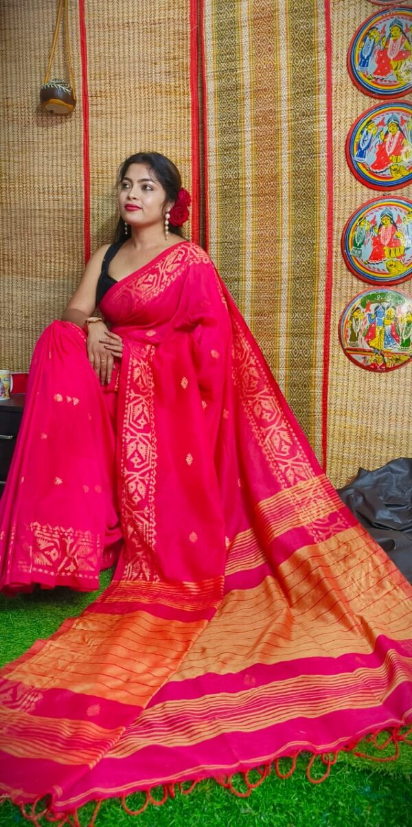 New Exclusive Design Khadi Cotton Saree