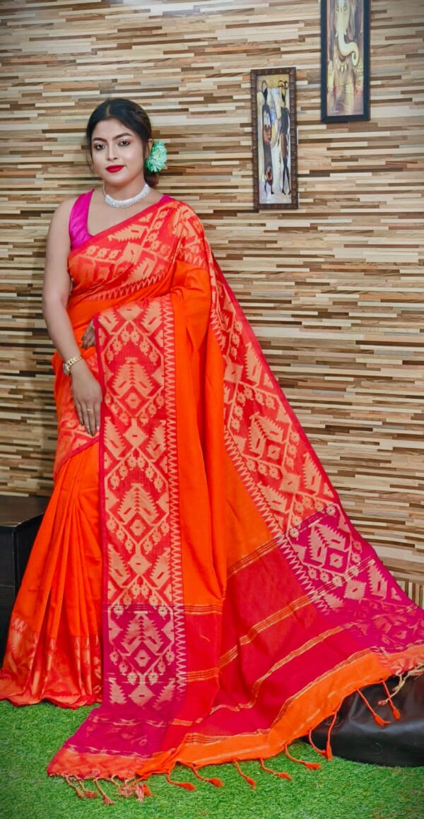 Handloom Karat Khadi Saree