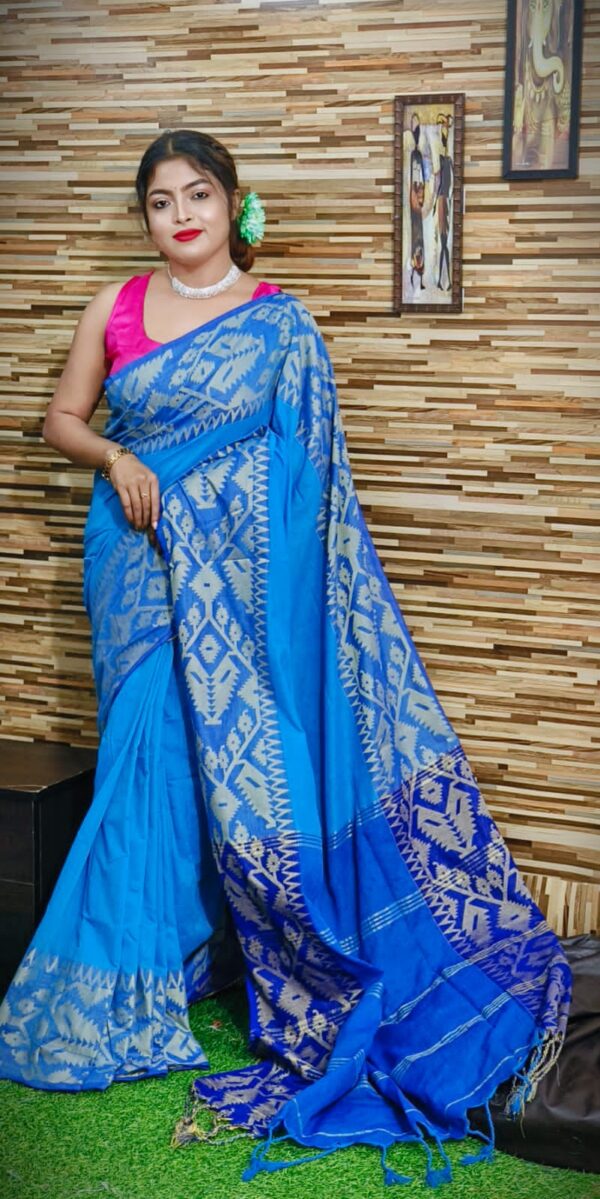 Handloom Karat Khadi Saree