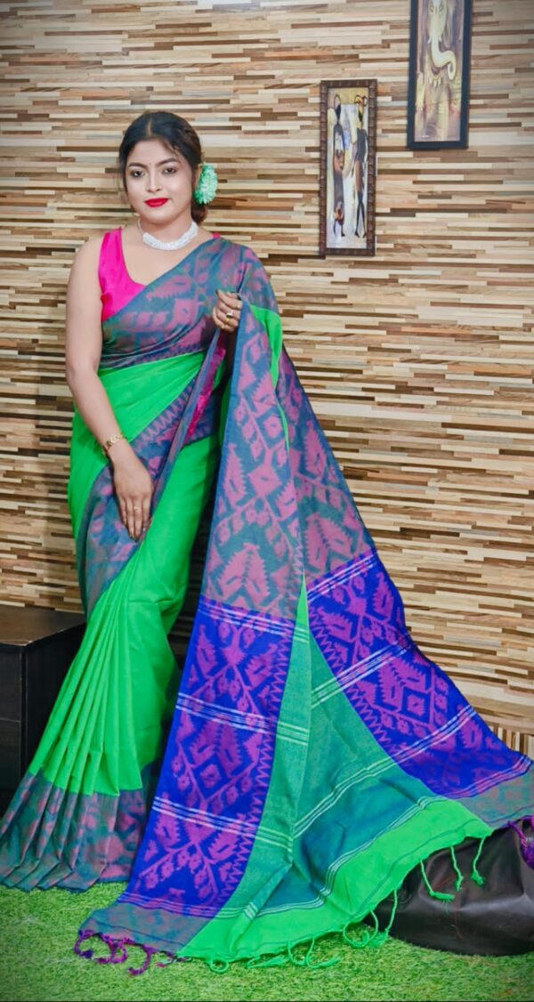 Handloom Karat Khadi Saree